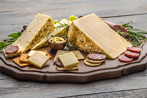 4.5 oz. Mustard Herb: Flavor Rubbed Cheddar image 0